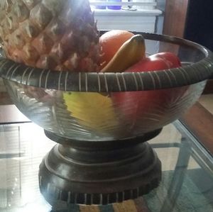 Bowl Made in India with  fruit
